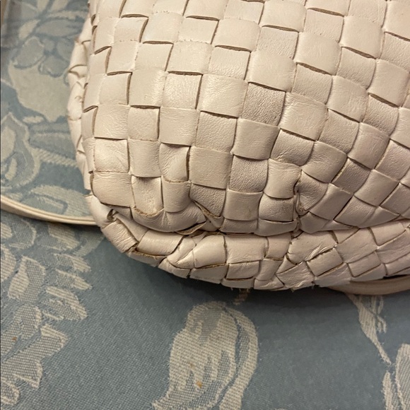 Vintage Meyers USA Woven Cream Crossbody Bag - Picture 6 of 13